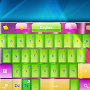 Neon Waves Keyboard mobile app icon
