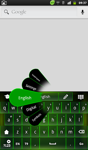 【免費個人化App】Dark Green Keyboard-APP點子