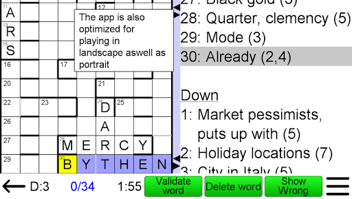 【免費拼字App】Compact Crossword-APP點子