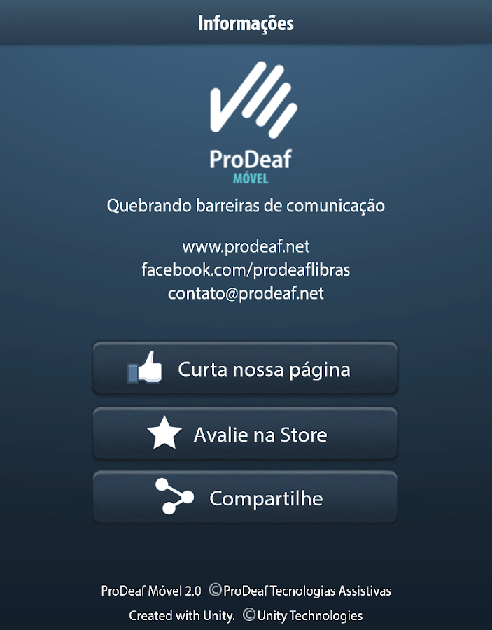 ProDeaf Tradutor para Libras - screenshot
