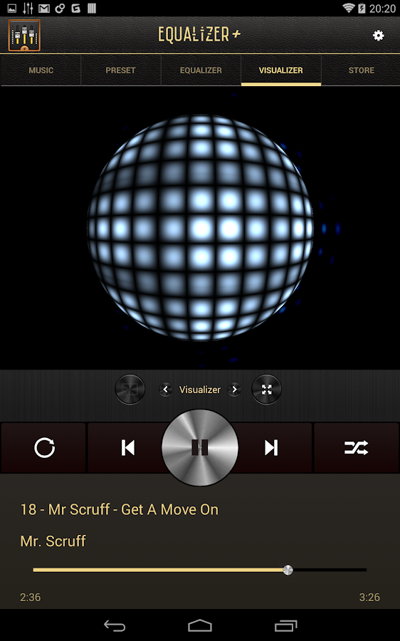 Equalizer + mp3 Player Volume screenshot