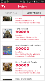Milan Offline Guide Screenshots 2