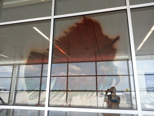 Indiana Airport Feather Art