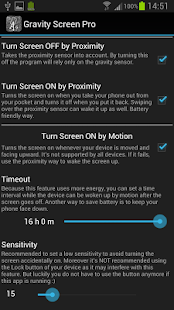 Gravity Screen Pro - On/Off - screenshot thumbnail