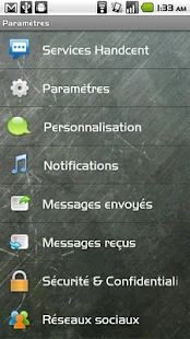 Handcent SMS French Language P - screenshot thumbnail