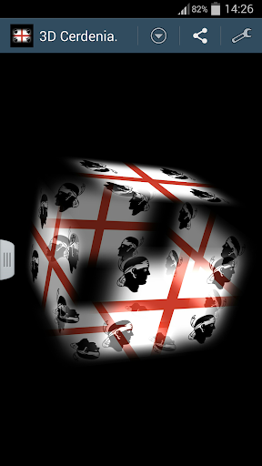 3D Sardinia Cube Flag LWP
