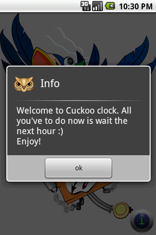 Cuckoo Clock Screen 2