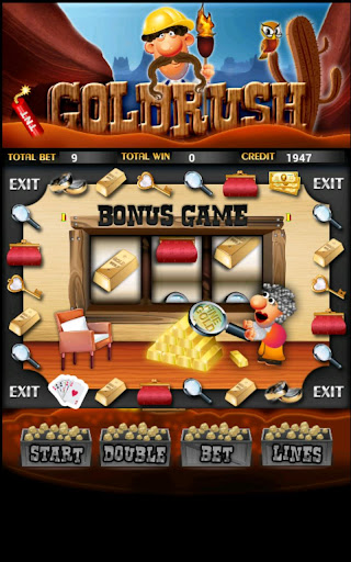 Gold Rush Slot Machine HD Screen Capture 3