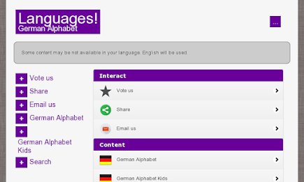 German Alphabet by Language Alphabet Apps poster 4