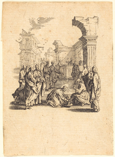Christ Washing the Feet of the Apostles - Jacques Callot — Google Arts