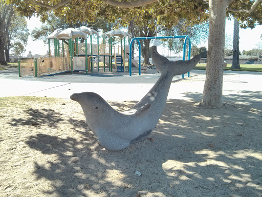 Dolphin Bench Statue