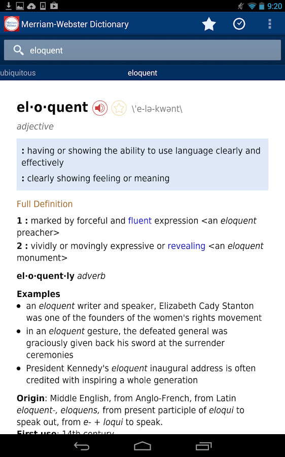 Dictionary Merriamster Android Apps on Google Play