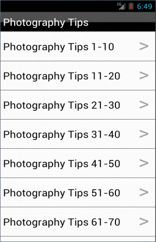 Photography Tips and Tricks