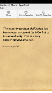Free Download Quotes of Aharon Appelfeld APK