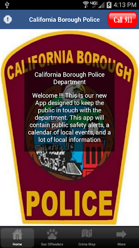 California Borough Police Dept