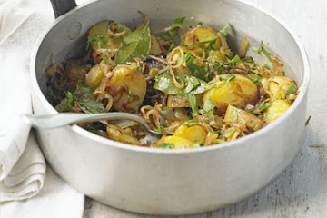 Golden potatoes & onions