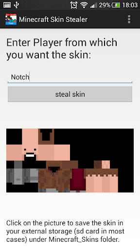 【免費工具App】Skin Stealer for Minecraft-APP點子