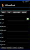 Address Book APK Screenshot Thumbnail #1