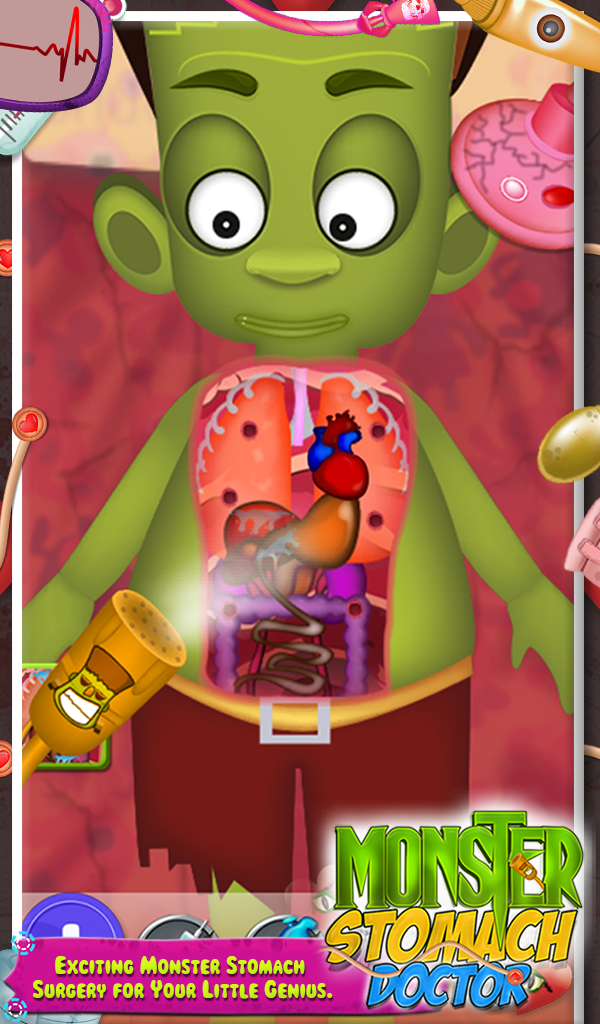 Android application Monster Stomach Doctor screenshort