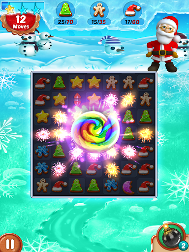 【免費休閒App】Christmas Cookie - Fun Match 3-APP點子