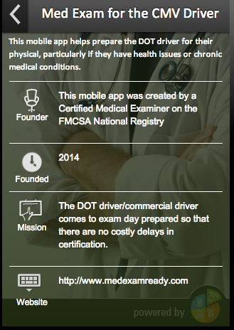 Med Exam for the CMV Driver