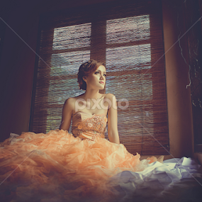 Take Cover by Sulfhian Sultiamiharja - People Portraits of Women