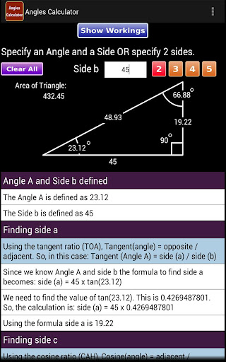 Angles Calculator