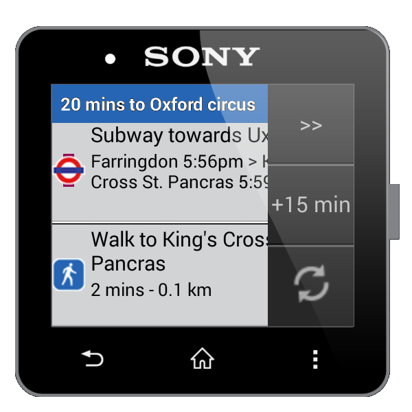 Directions for SmartWatch 2 Screen 3