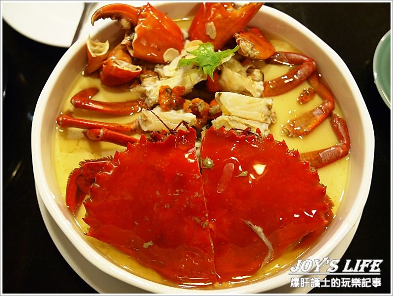超威的螃蟹玉子燒，菊鶴四季海鮮日本料理。