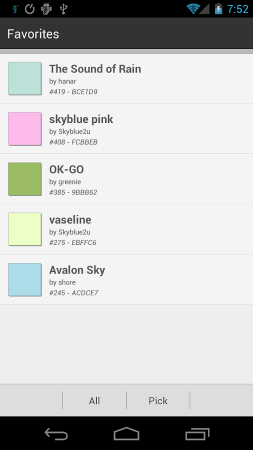 Colors Android