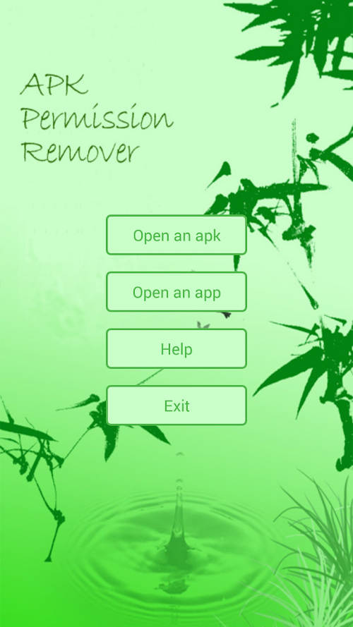 Android application APK Permission Remover (Pro) screenshort