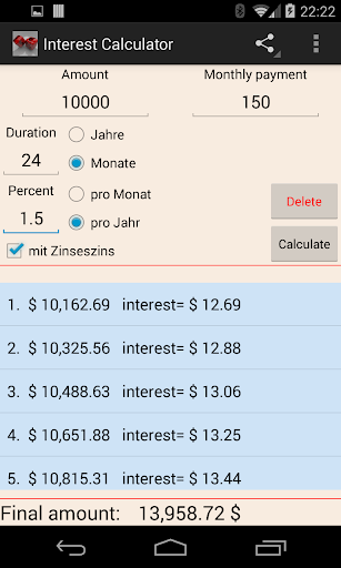 【免費財經App】Interest Calculator Free-APP點子