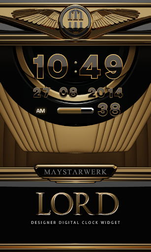 Digi Clock Widget Lord