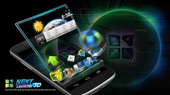 Next Launcher 3D - screenshot thumbnail