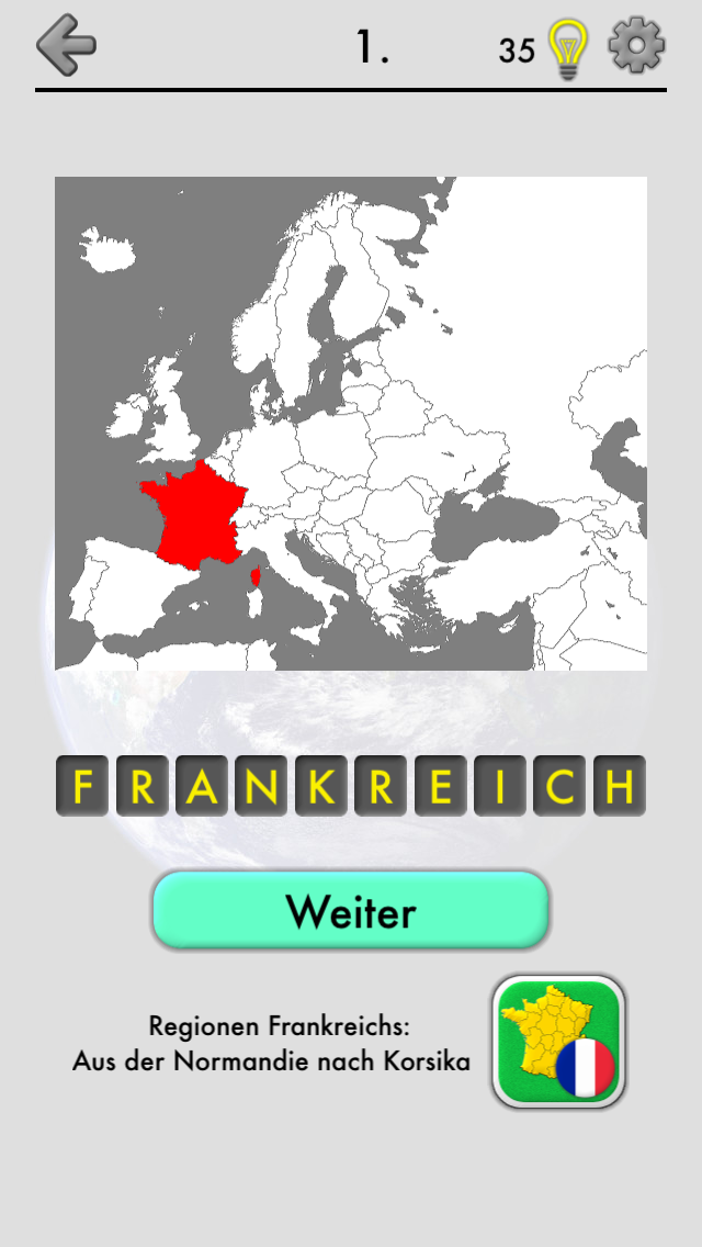 Android application Maps of All Countries in the World: Geography Quiz screenshort