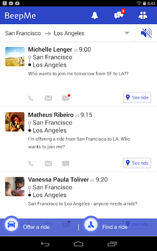 【免費交通運輸App】BeepMe - Carpool / Ride Share-APP點子