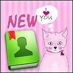 Pink Kitties for GO Contacts Apk