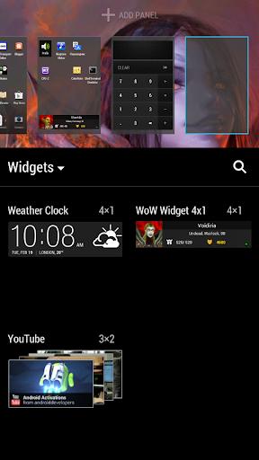 WoW Widget