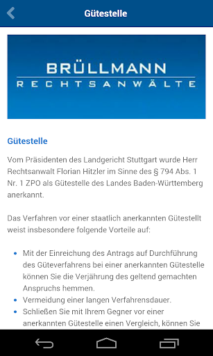 【免費社交App】BRÜLLMANN Rechtsanwälte-APP點子