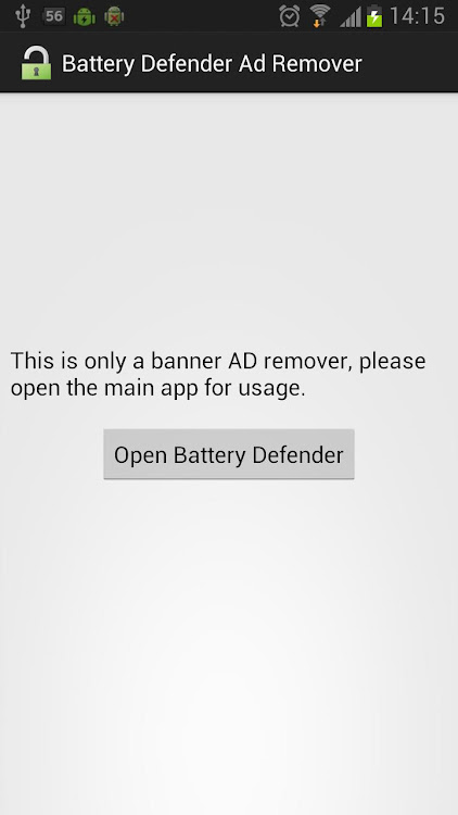 Battery Defender AD Remover - 1.0 - (Android)