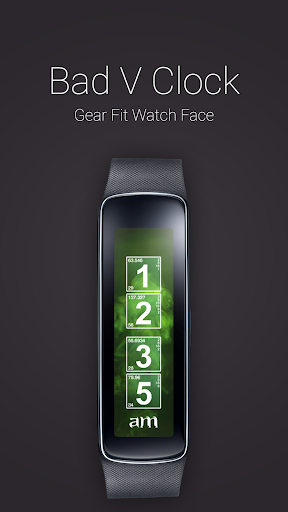 【免費工具App】Bad V Clock for Gear Fit-APP點子