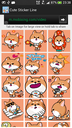 Cute Sticker Line