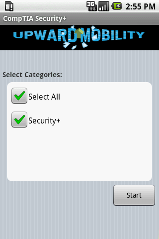 Android application CompTIA Security+ Flashcards screenshort