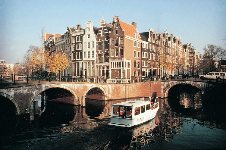 Bridges in Amsterdam, the Netherlands.