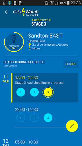 【免費工具App】GridWatch - Load Shedding-APP點子