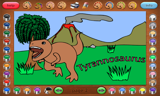 【免費教育App】Coloring Book 21: Dinosaurs-APP點子