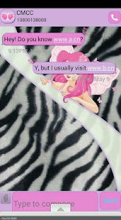 ZebraFairy/GO SMS THEME Screenshots 1