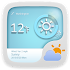 Blue Gear Theme GO Weather EX1.1