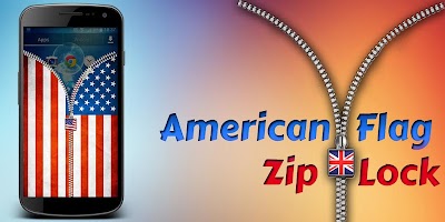 Anteprima screenshot di USA Flag Zipper Screen Lock APK #17