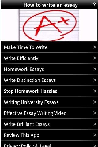 How to Write an Essay